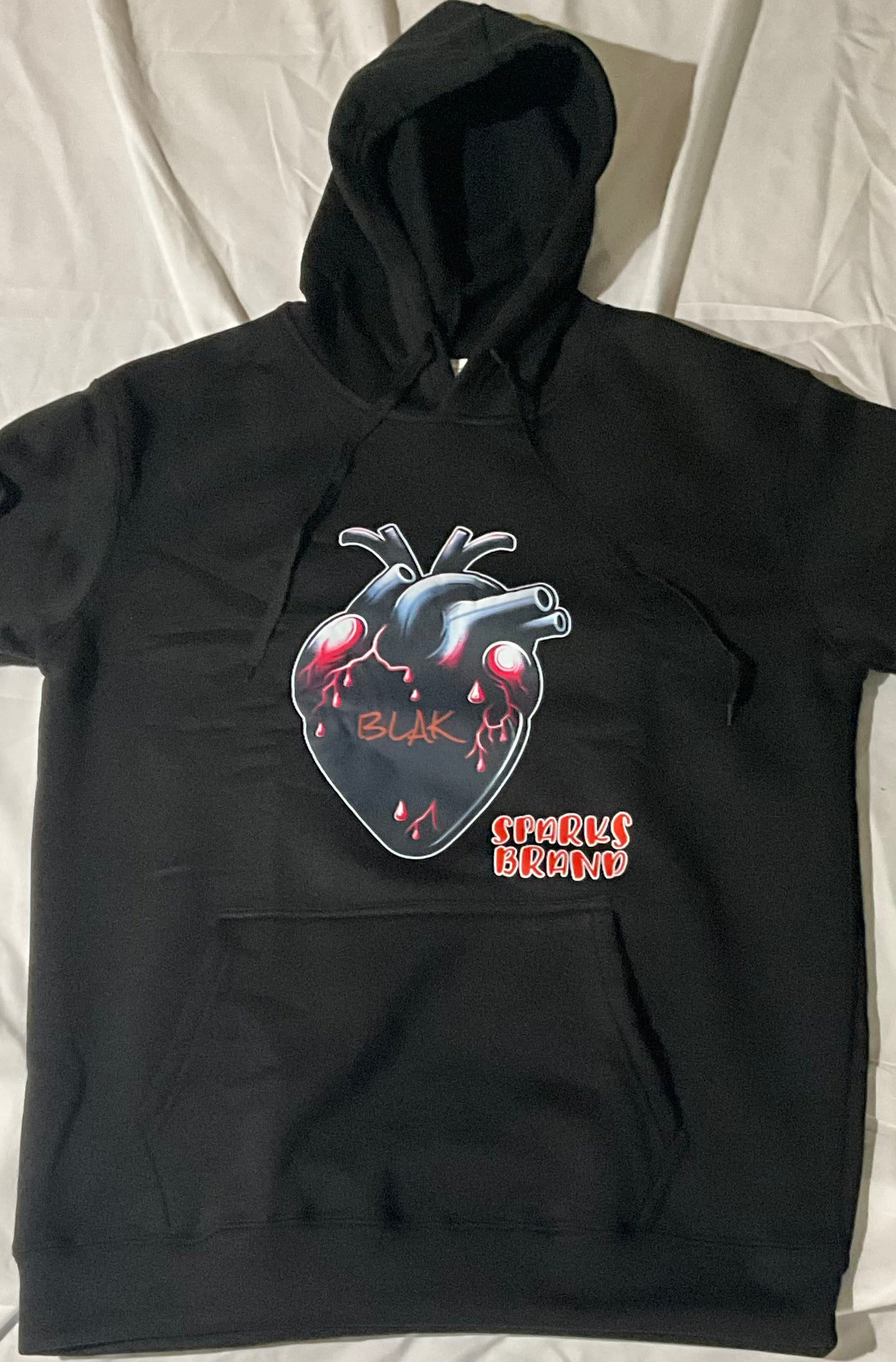 Black Heart Logo Hoodie