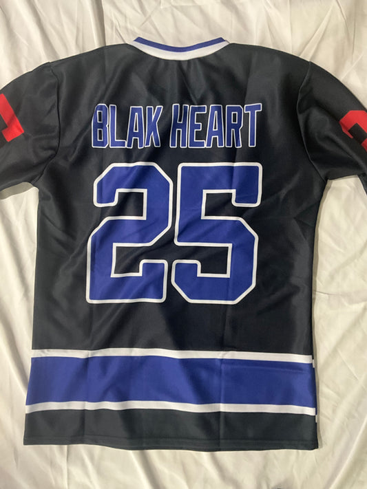 Blak heart hockey jersey