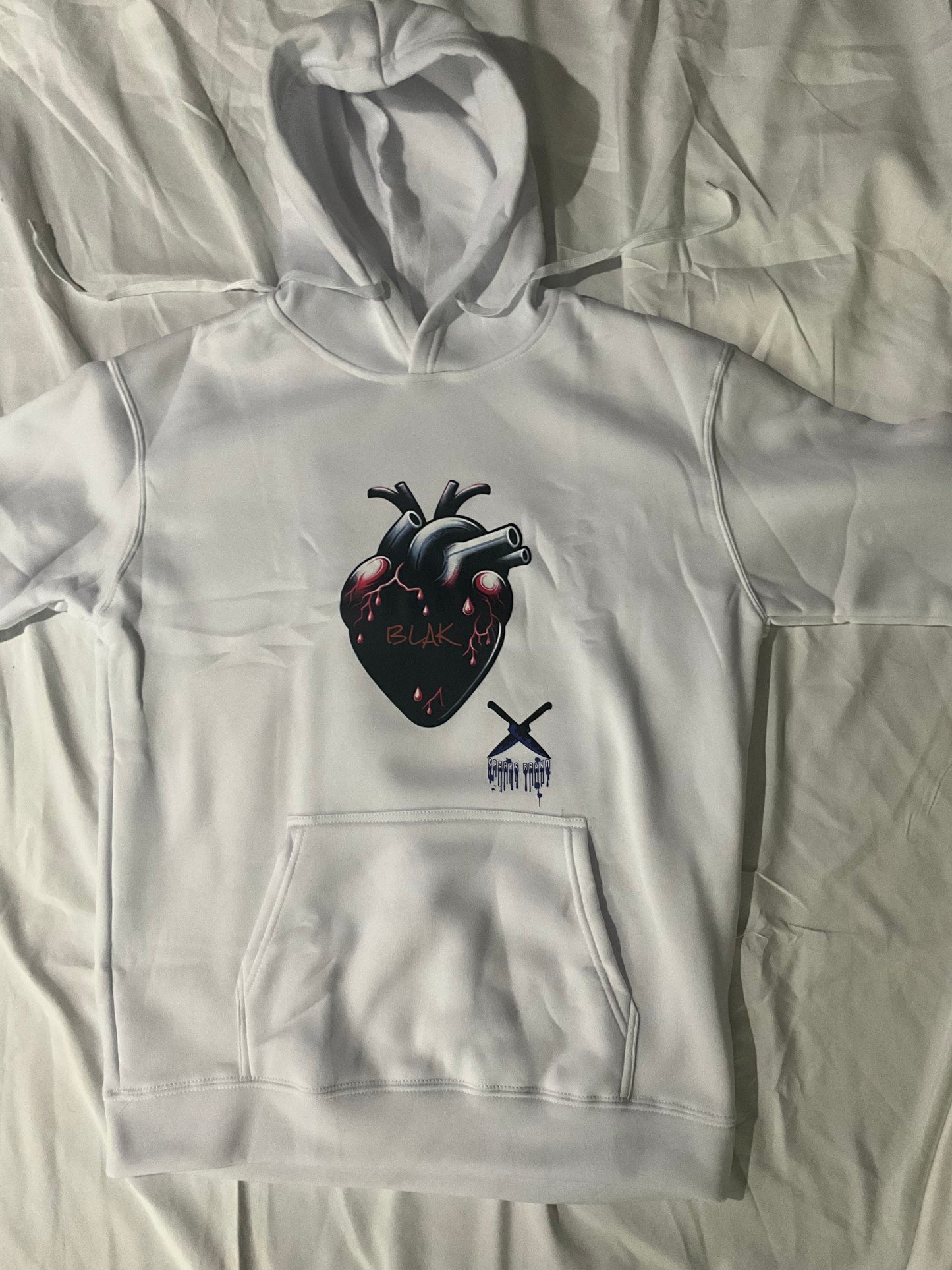 Blak heart hoodie