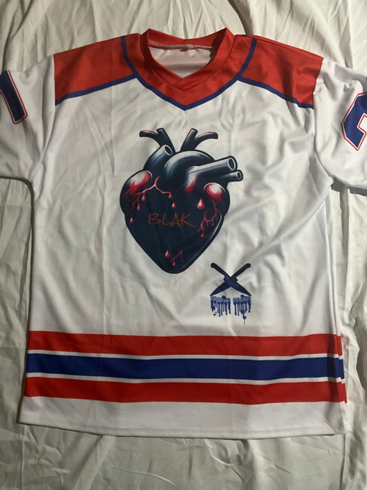 Blak heart custom jersey